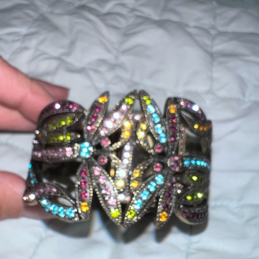 Heidi Daus Multicolor Crystal Bracelet